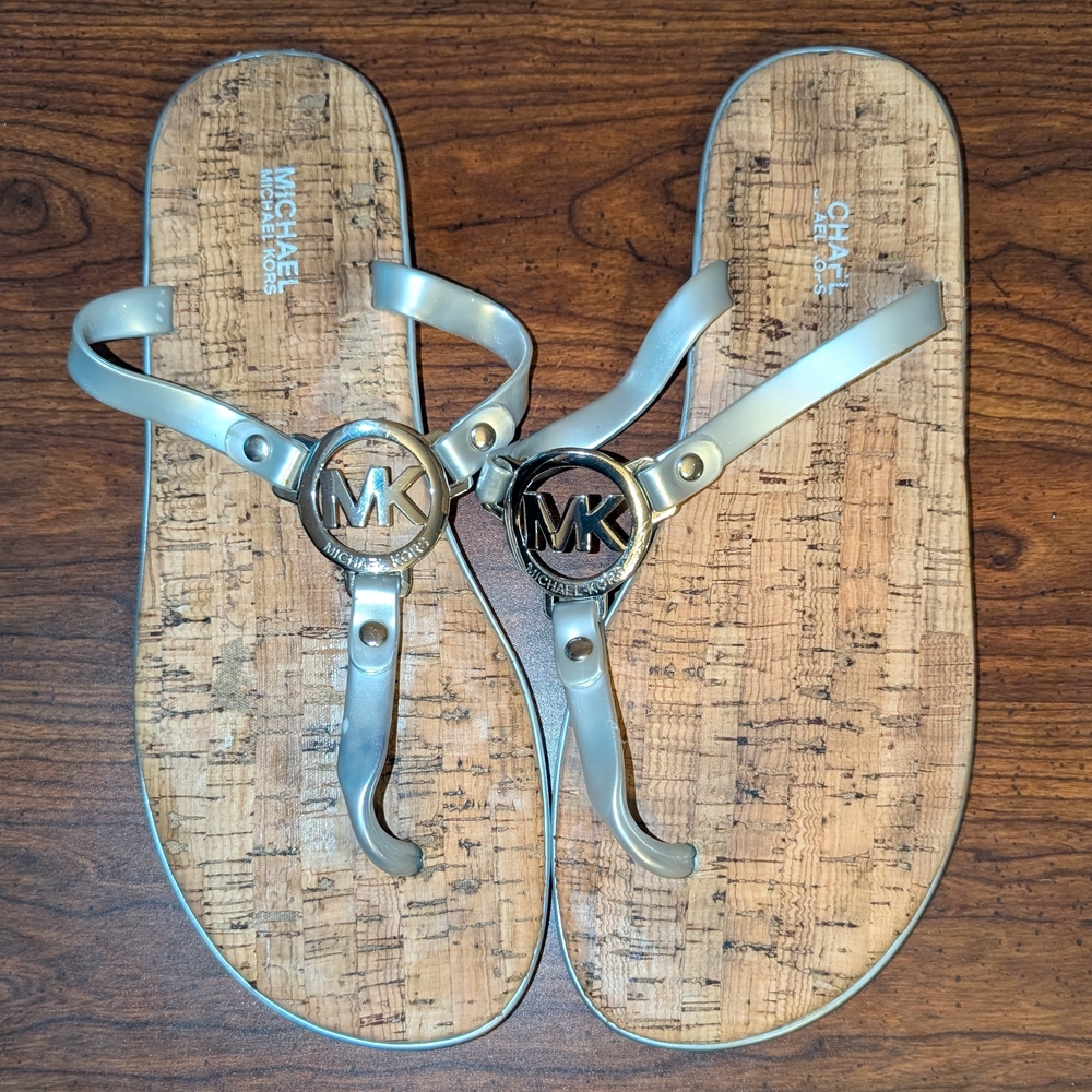 Michael Kors Silver Sandals